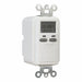 Wall Switch Timer White 125V AC