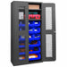 K4949 Bin Cabinet 72 x36 x18 Gray 18BlueBns