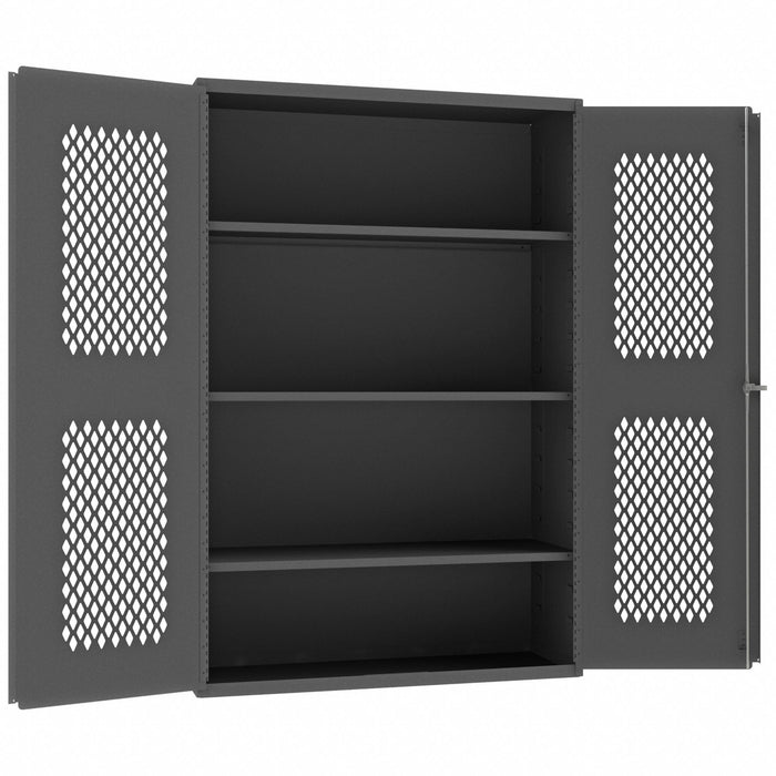 Storage Cabinet 72 x48 x24 Gray 3Shlv