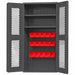 K4948 Bin Cabinet 72 x36 x18 Gray 15RedBns