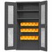 K4948 Bin Cabinet 72 x36 x18 Gray 15YlwBns