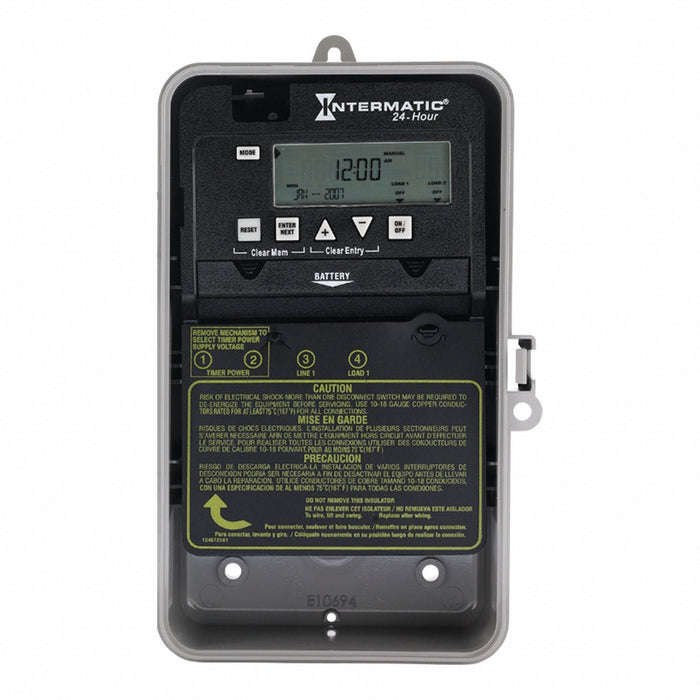 Electronic Timer Beige Plastic