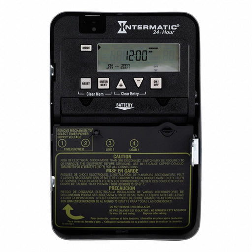 Electronic Timer Gray Metal