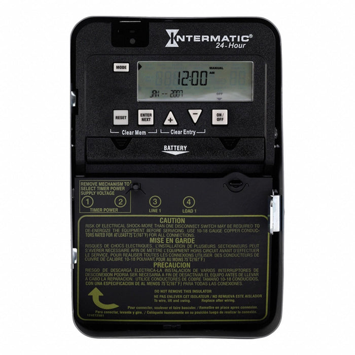 Electronic Timer Gray Metal