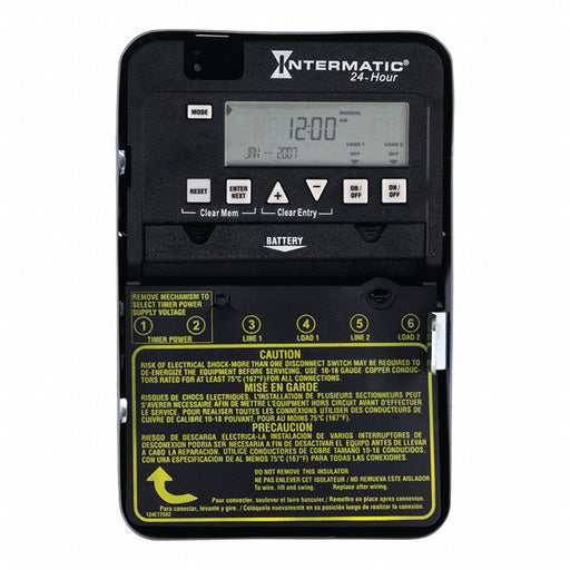 Electronic Timer Gray Metal