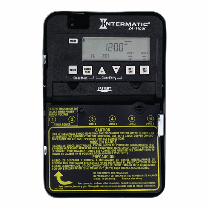 Electronic Timer Gray Metal