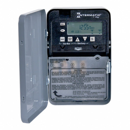 Electronic Timer Gray Metal