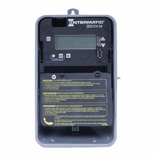 Electronic Timer Gray Metal