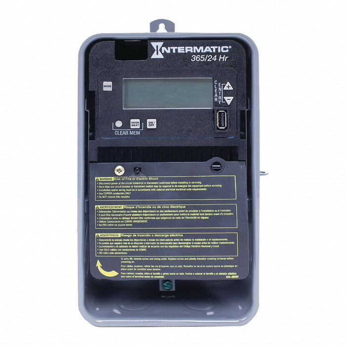 Electronic Timer Gray Metal