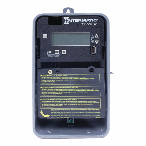 Electronic Timer Gray Metal