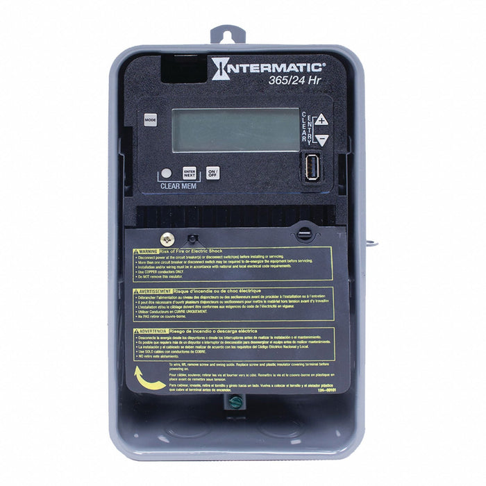 Electronic Timer Gray Metal