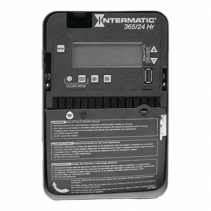 Electronic Timer Gray Metal