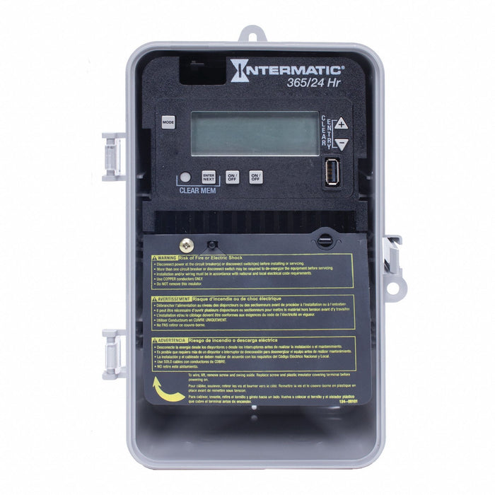 Electronic Timer Gray Plastic