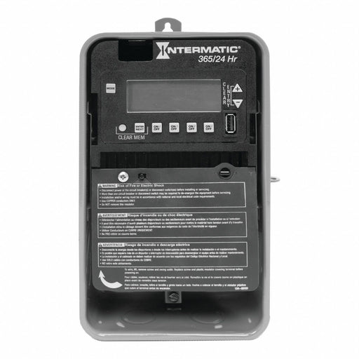 Electronic Timer Gray Metal