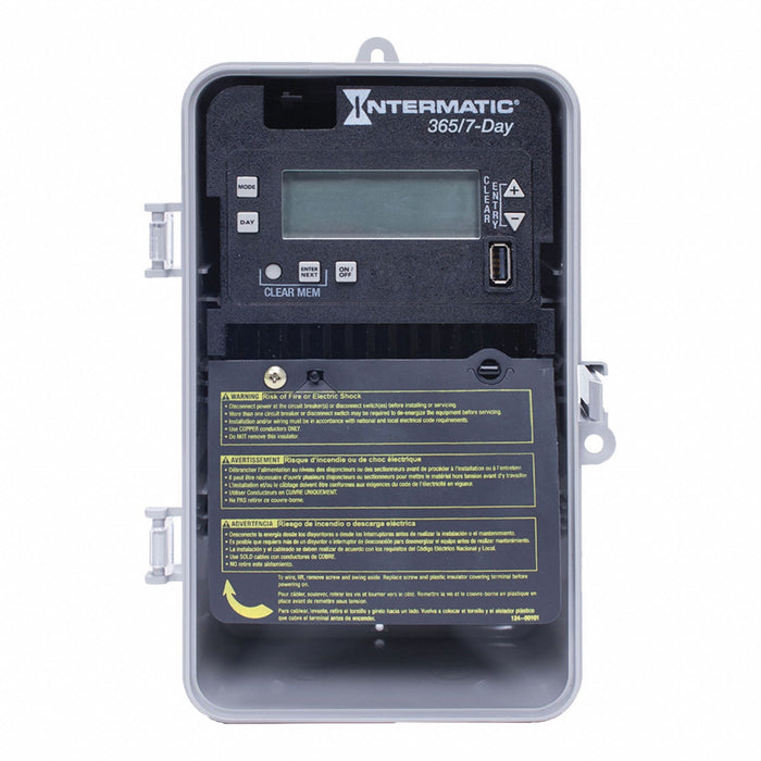 Electronic Timer Gray Plastic
