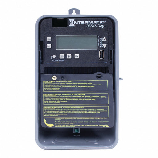 Electronic Timer Gray Metal