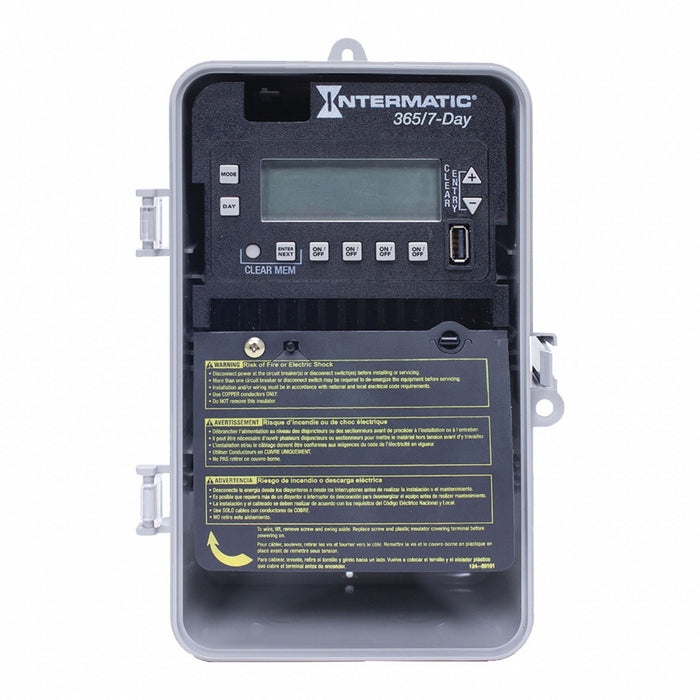 Electronic Timer Gray Plastic