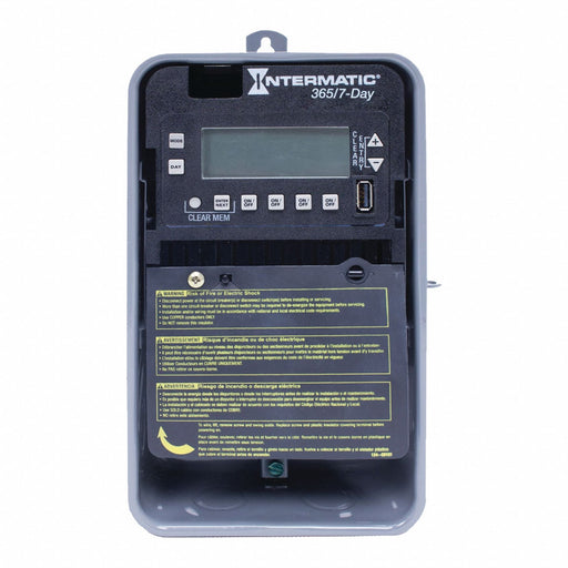 Electronic Timer Gray Metal