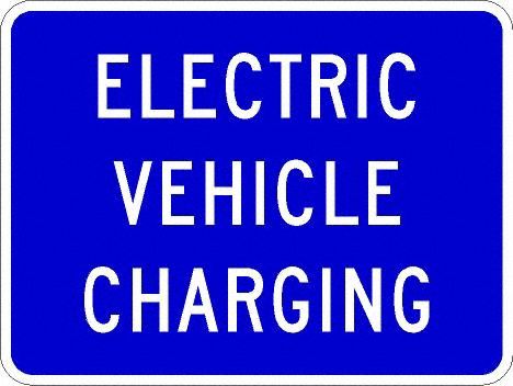 Traffic Sign 30 in x 24 in Blue