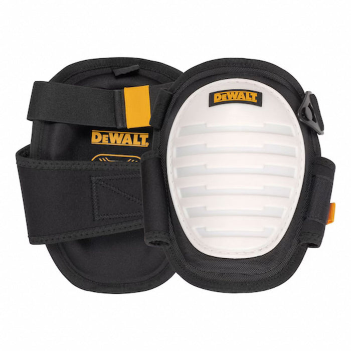 Knee Pad Black/White 2 Straps Foam Pad