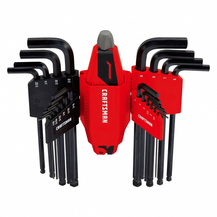 Hex Key Set Blk Oxide Finish