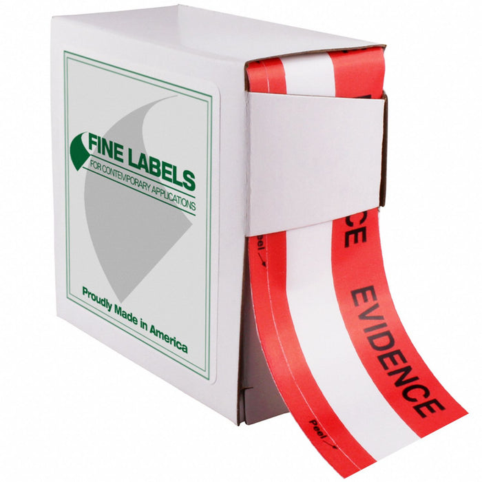 Evidence Tape 2 mil Red