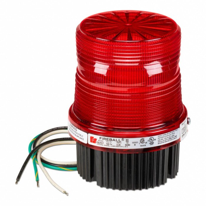Industrial Supervised Strobe Red