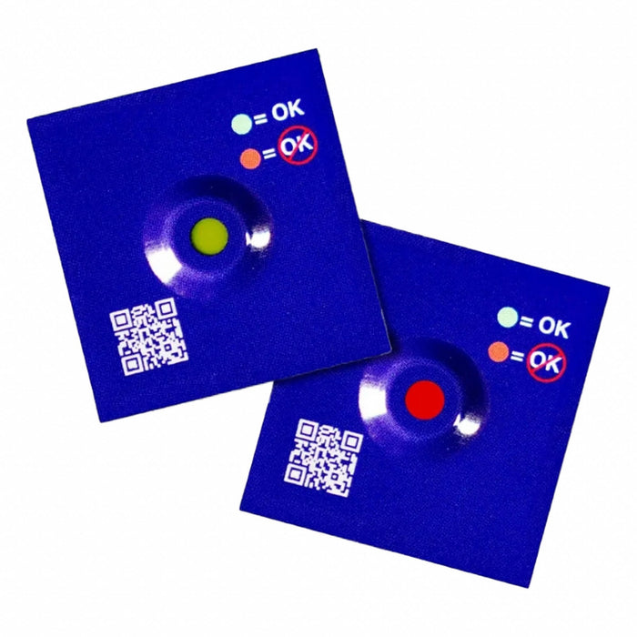 Temp Indicator Blue Vertical 500PK