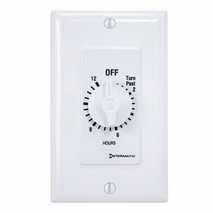 Spring-Wound Timer White 277V AC