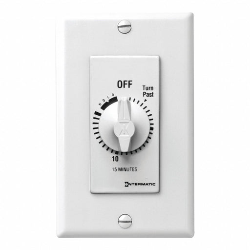 Spring-Wound Timer White 277V AC