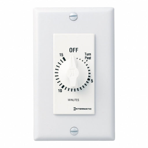 Spring-Wound Timer White 277V AC
