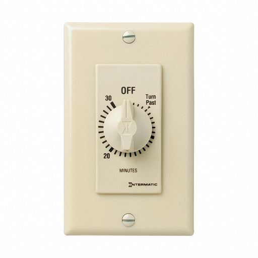 Spring-Wound Timer Ivory 120/277V AC