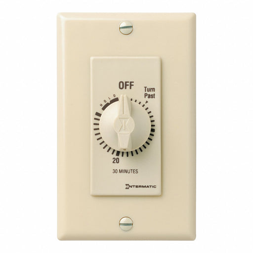 Spring-Wound Timer Ivory 277V AC