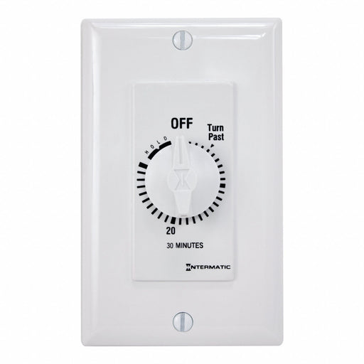 Spring-Wound Timer White 277V AC