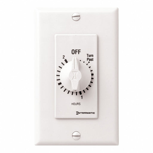 Spring-Wound Timer White 277V AC