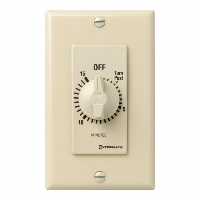 Spring-Wound Timer Ivory 277V AC