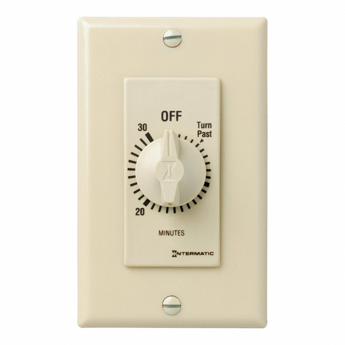 Spring-Wound Timer Ivory 277V AC