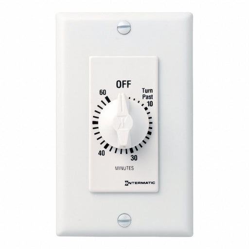 Spring-Wound Timer White 277V AC