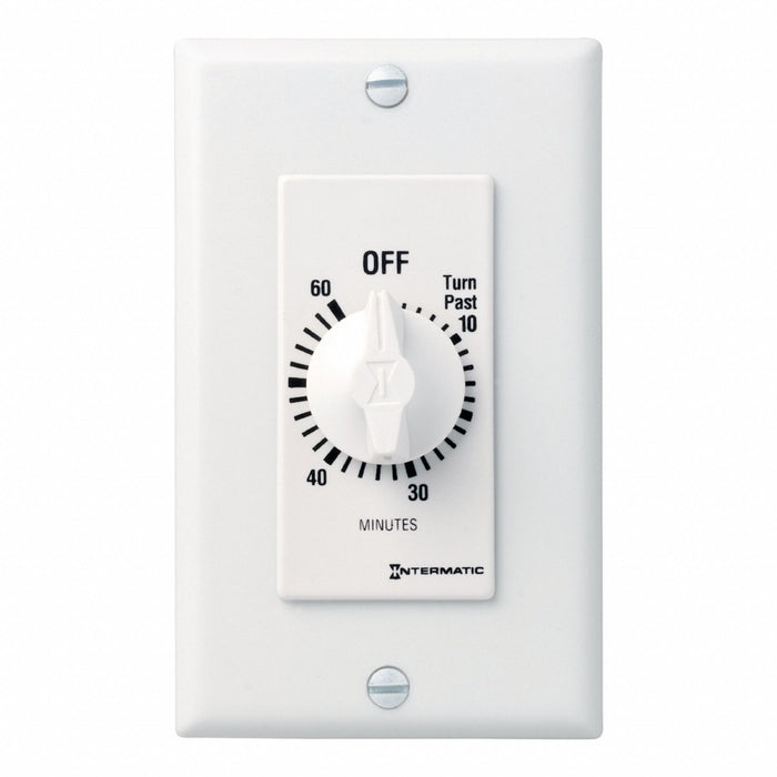 Spring-Wound Timer White 277V AC