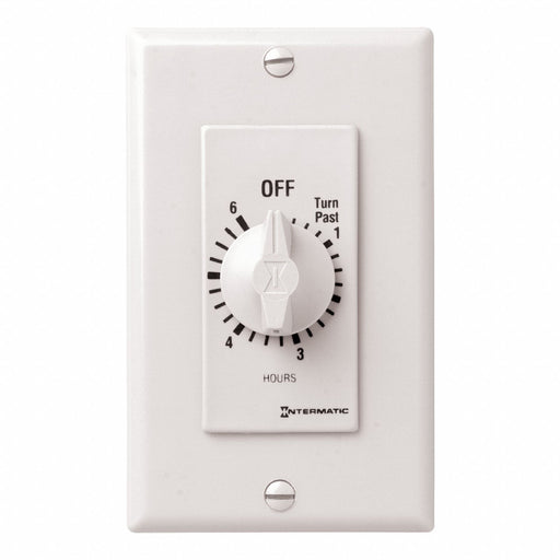 Spring-Wound Timer White 277V AC