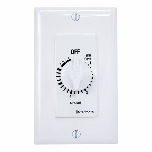 Spring-Wound Timer White 277V AC