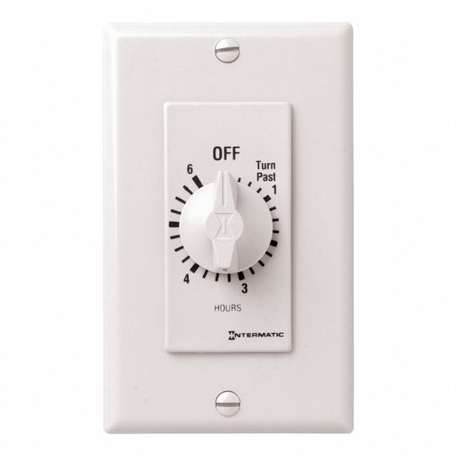 Spring-Wound Timer White 277V AC