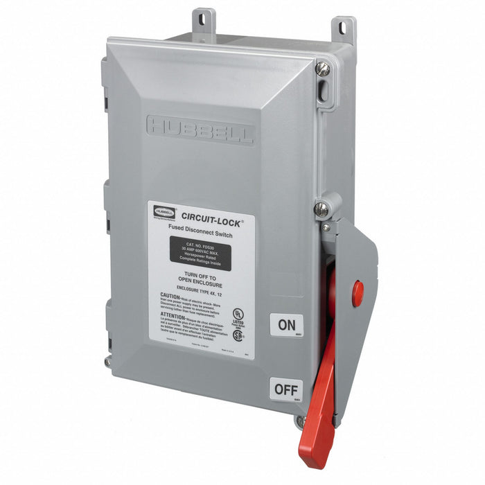 EnclosedDisconnectSwitch Fuse 30A PBT