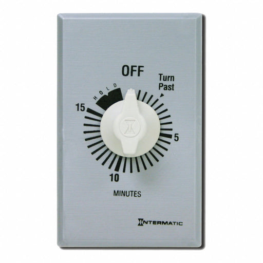 Spring-Wound Timer Silver 277V AC