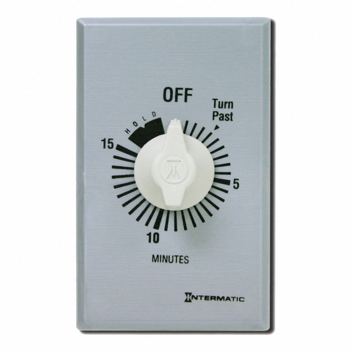 Spring-Wound Timer Silver 277V AC