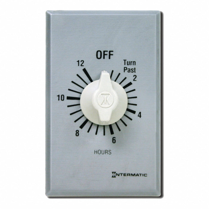 Spring-Wound Timer Silver 277V AC