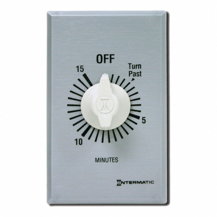 Spring-Wound Timer Silver 277V AC