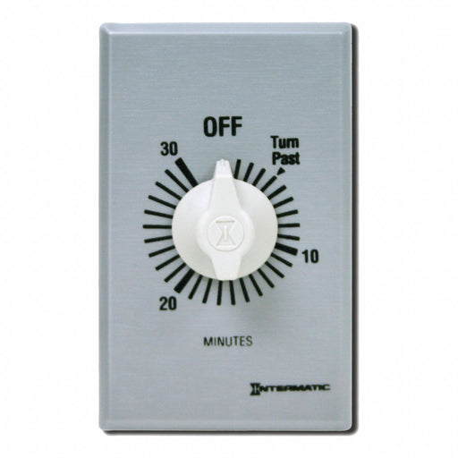 Spring-Wound Timer Silver 277V AC