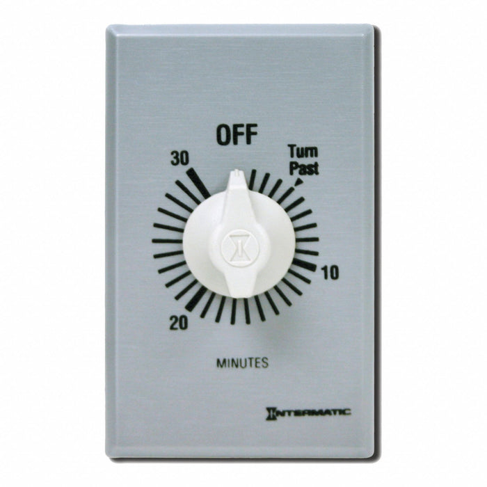 Spring-Wound Timer Silver 277V AC