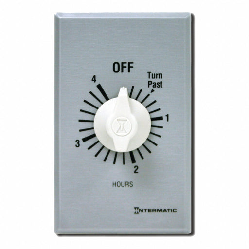Spring-Wound Timer Silver 277V AC